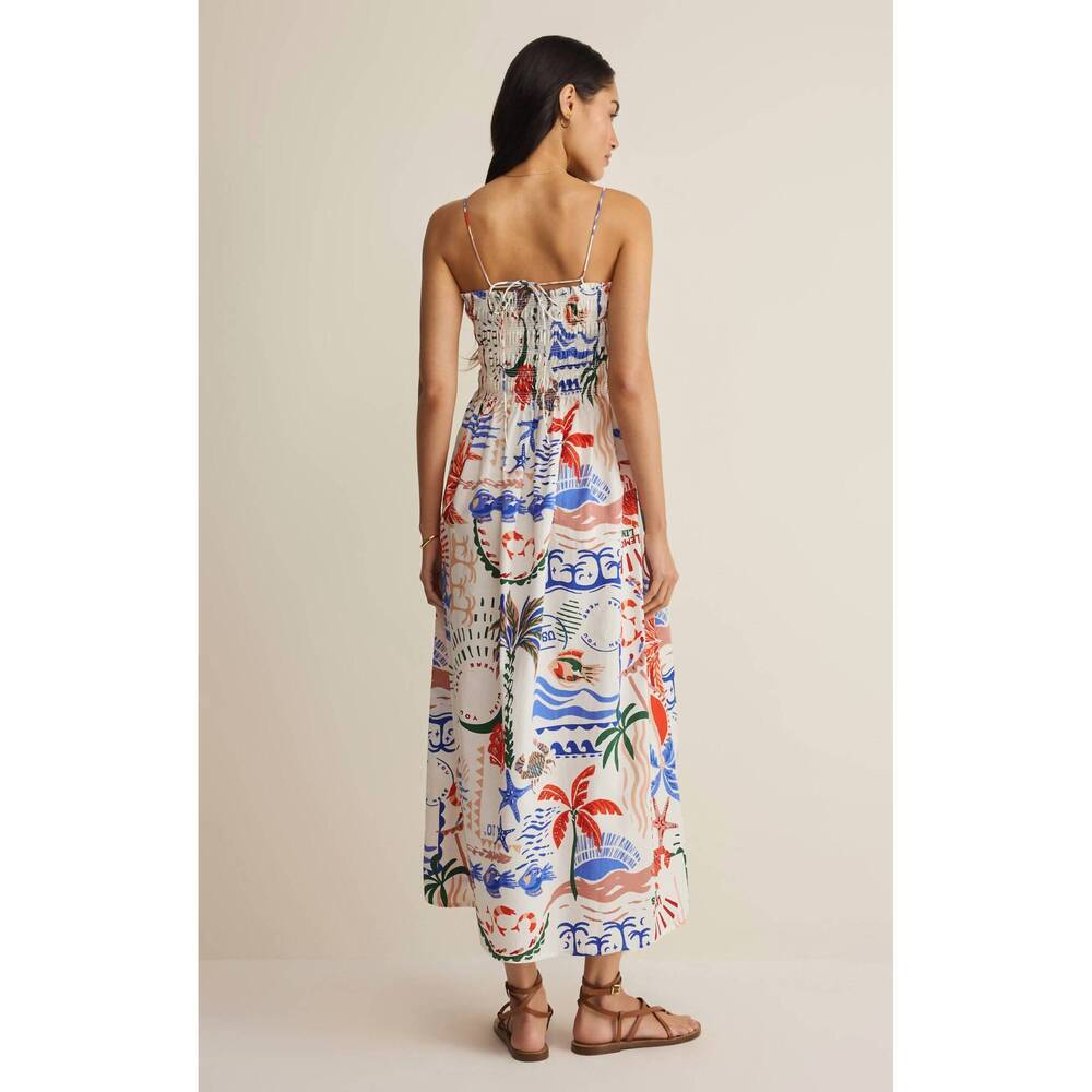 NEW Z SUPPLY cornelia getaway midi dress in multi - Picture 3 of 7